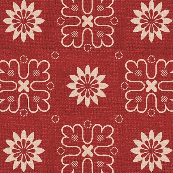 Anna Griffin fleur rouge cf7009-1