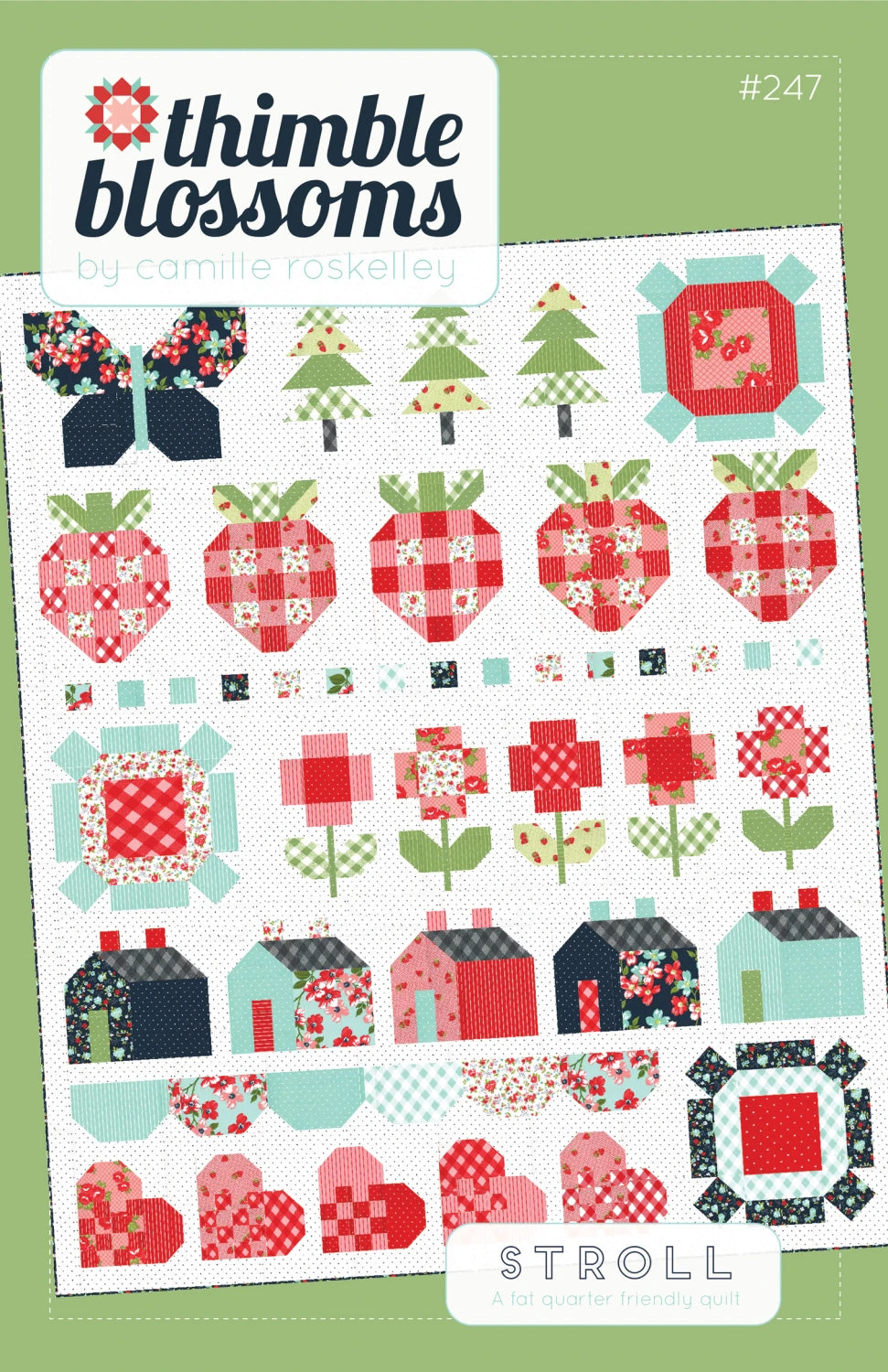 Stroll A Fat Quarter Friendly Quilt