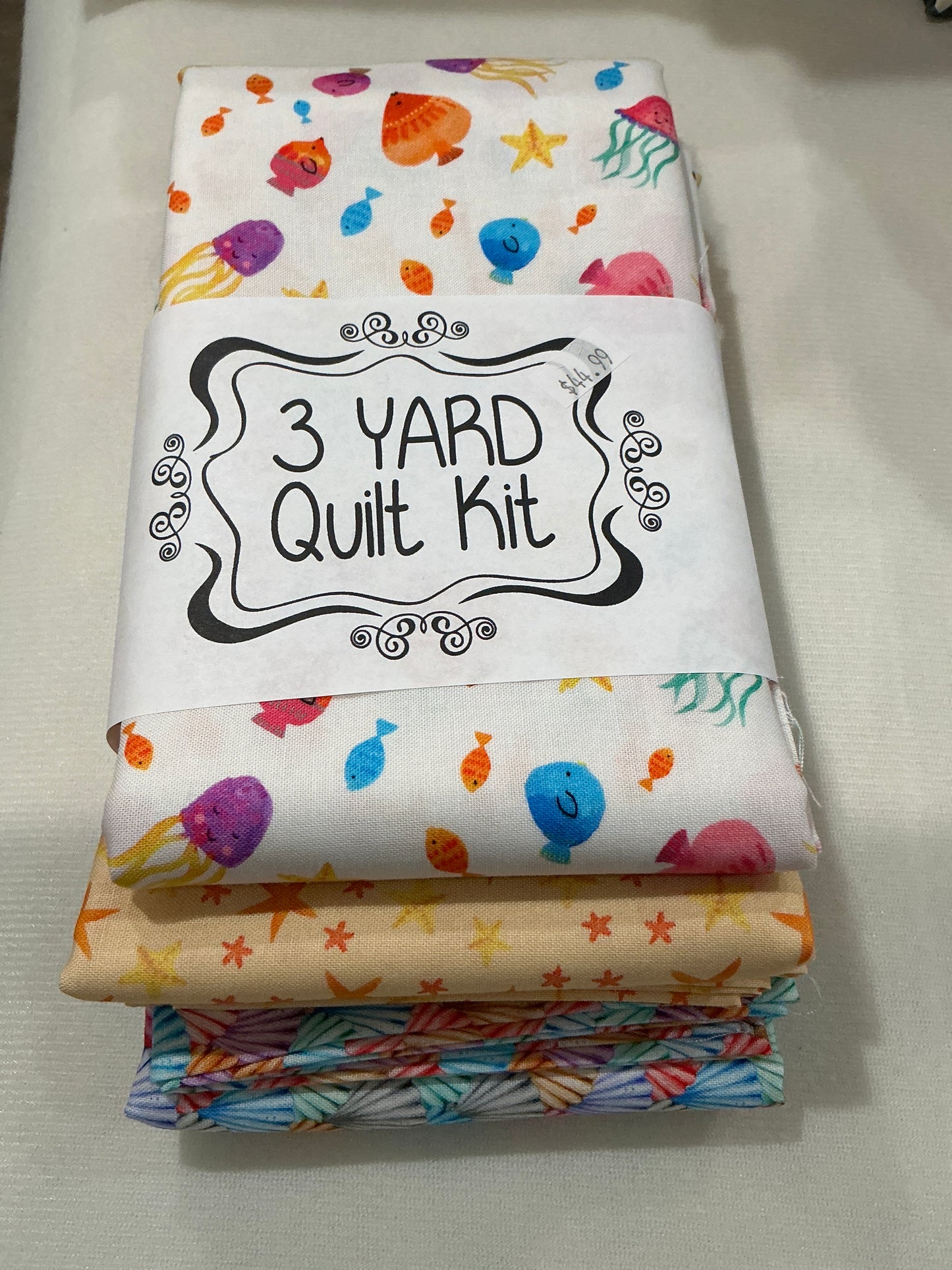 3yard quilt kit ocean life
