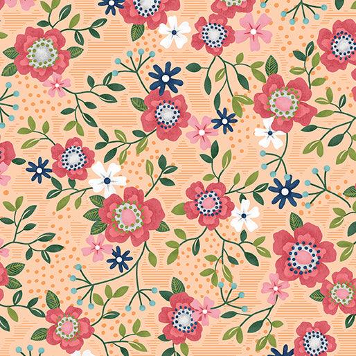 Primrose Path Apricot Wander Lane by Nancy Halvorsen