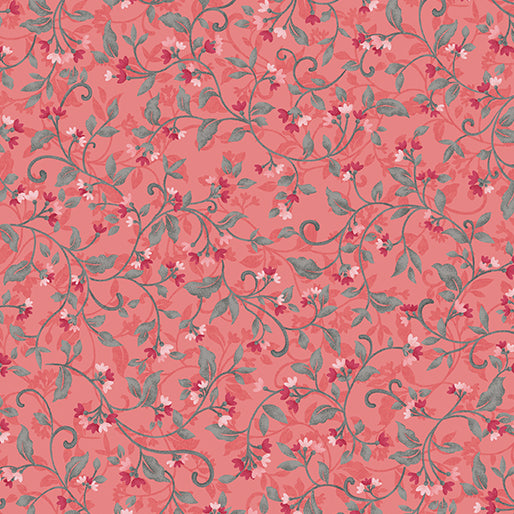 Snowdrop Coral Wander Lane by Nancy Halvorsen