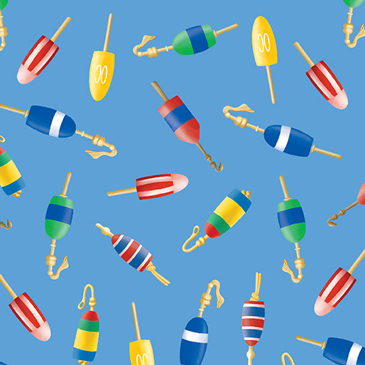 TOSSED BUOYS BLUE