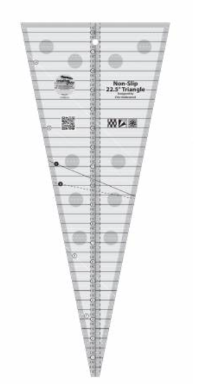 Creative Grids 22.5 Degree Triangle Quilt Ruler