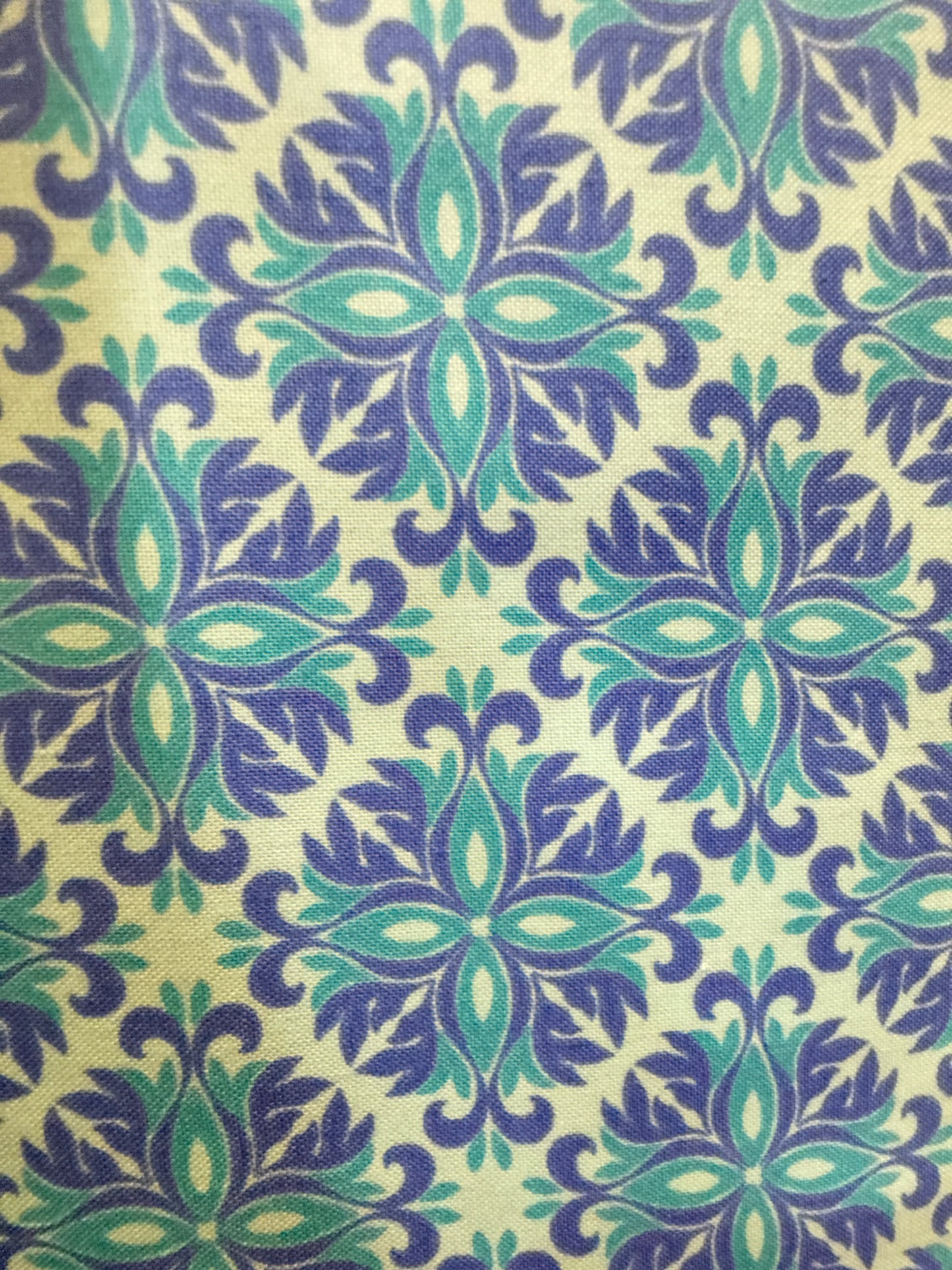 Blank quilting, blue mosaic
