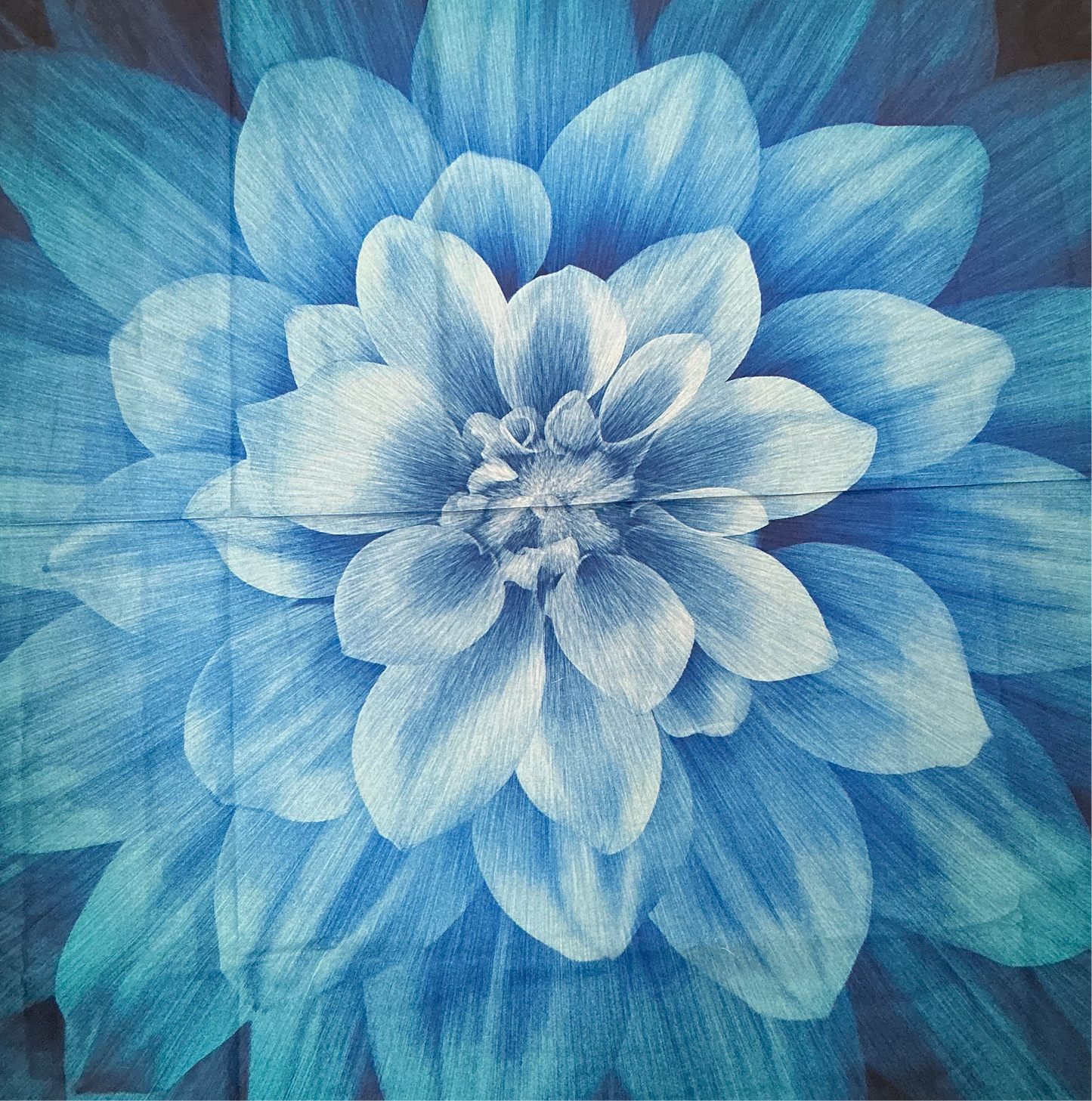 Panels-blue floral panel