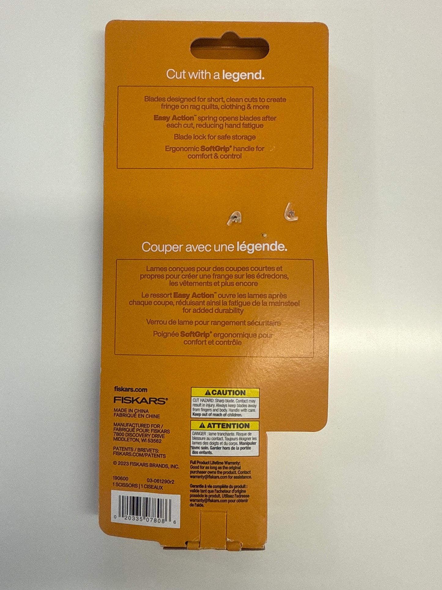 Fiskars rag quilt snips