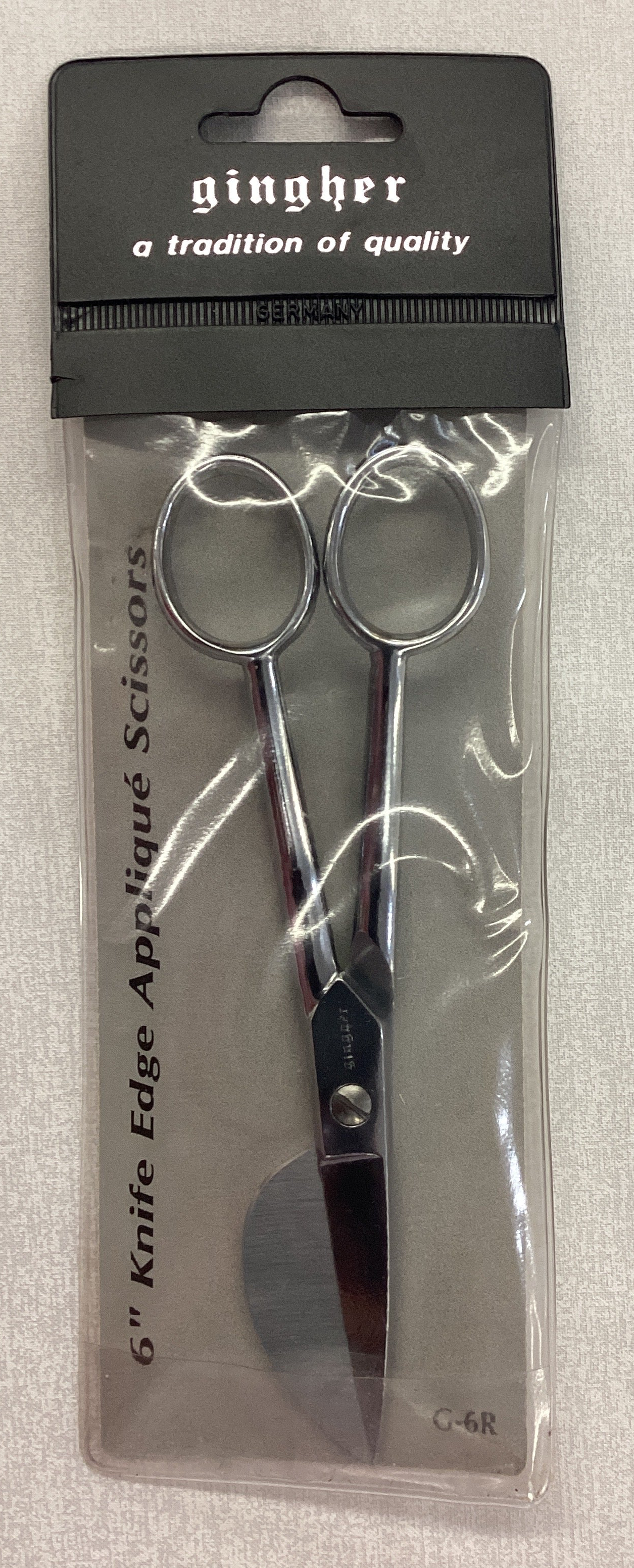 Ginger 6” knife edge appliqué scissors