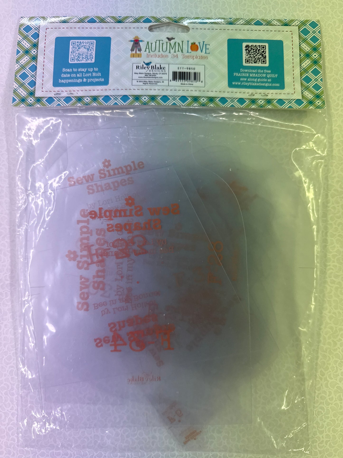 Autumn Love Sew Simple Shapes by Lori Holt Riley Blake