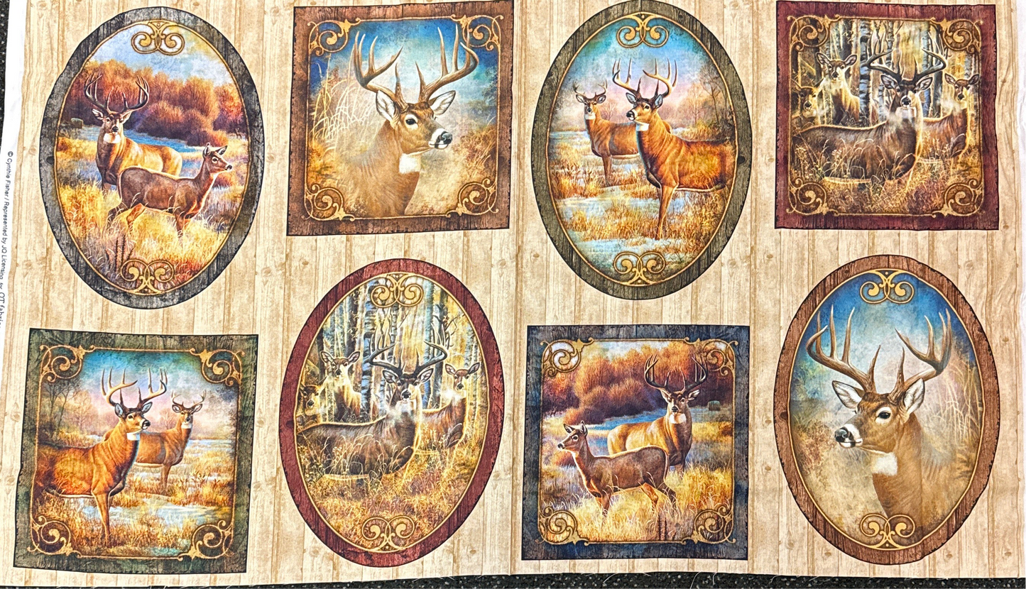 Panels-outdoor deers panel
