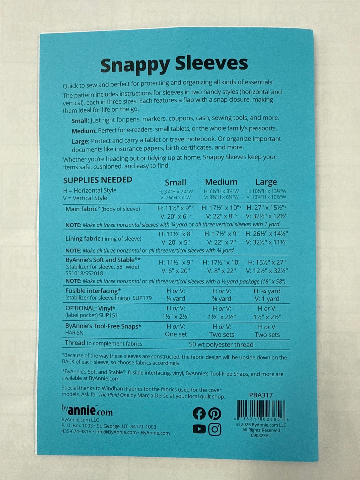 Snappy Sleeves ByAnnie bags