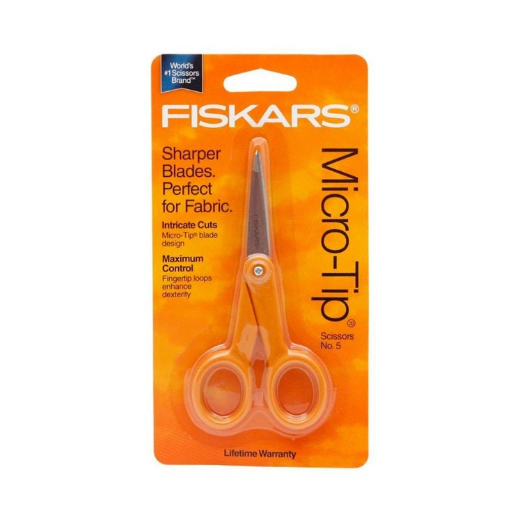 Fiskars Micro-Tip No.5 Soft Grip Orange