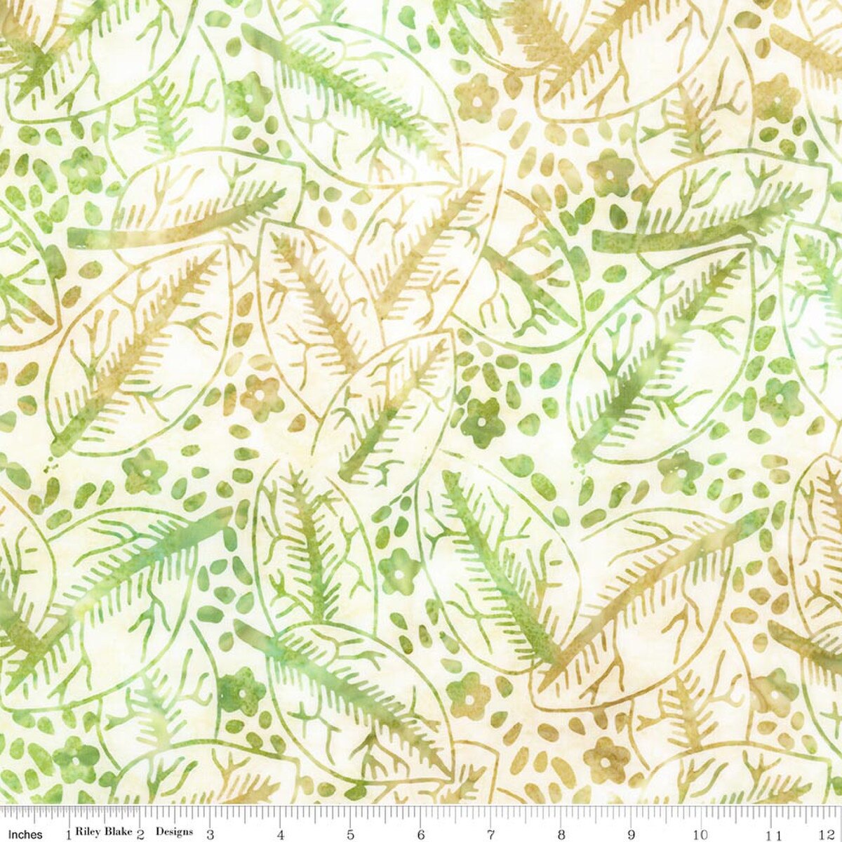 Batiks Canopy Pale Lime Riley Blake