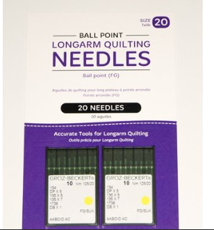 Handi Quilter Longarm Quilting Needles Ball Point Size 20