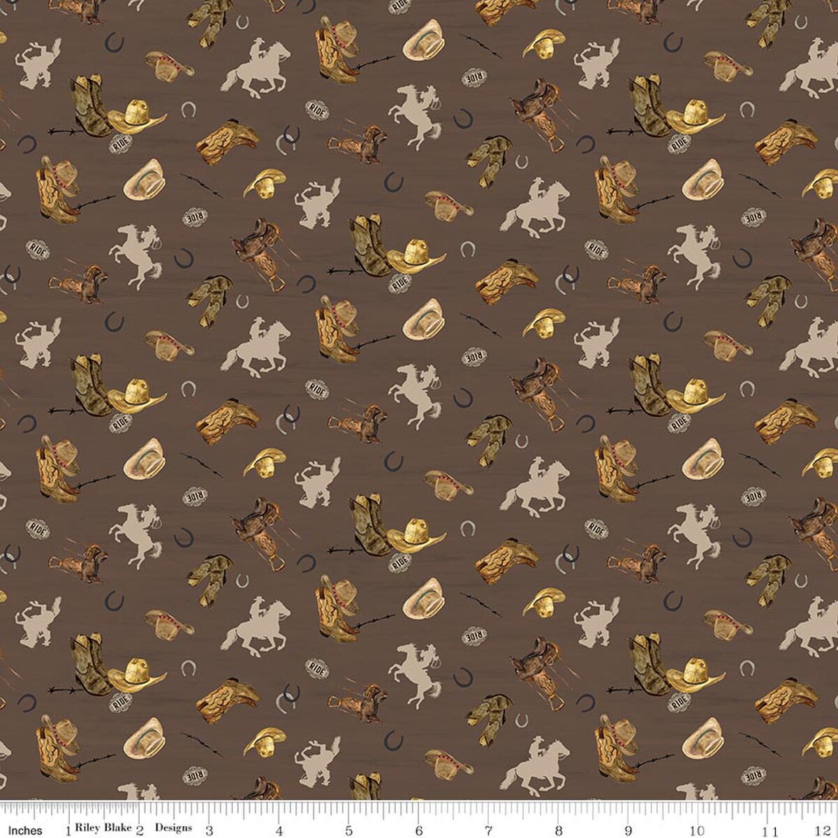 The Homestead by Riley Blake Designs – C18235 Brown – Fabric by the Yard