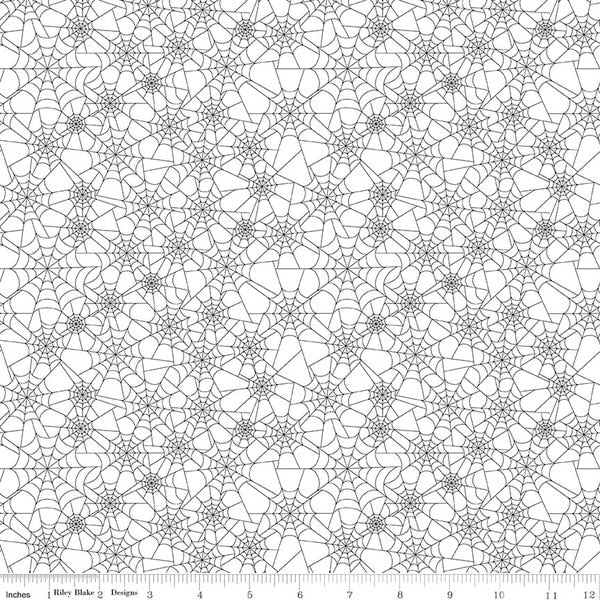 Riley Blake seasonal basics pattern C771 white