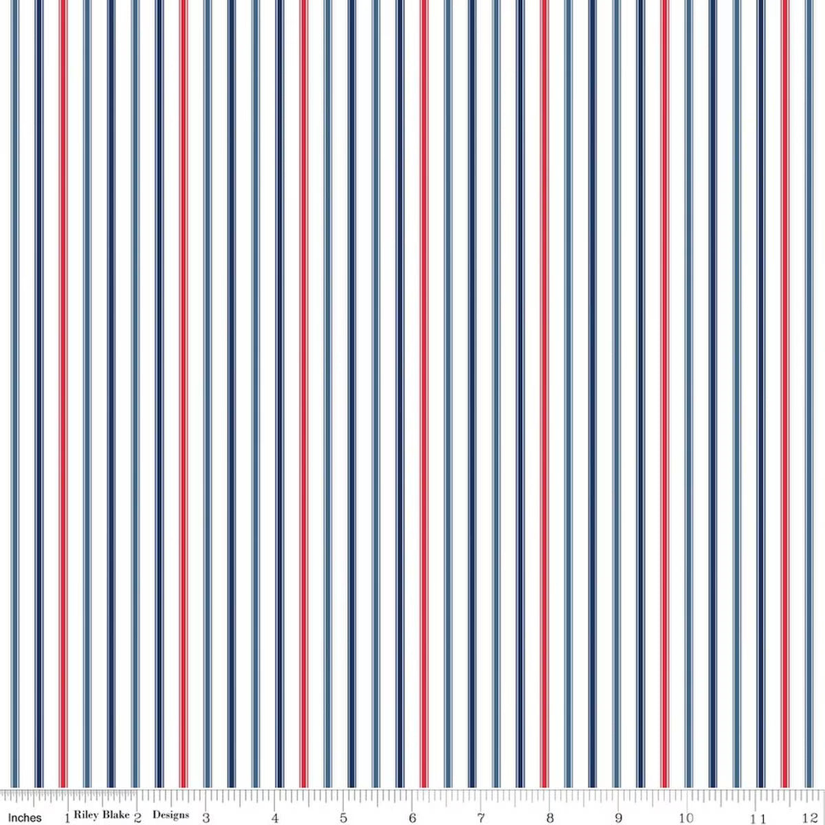 Riley Blake Seasonal Basics C495 Patriotic