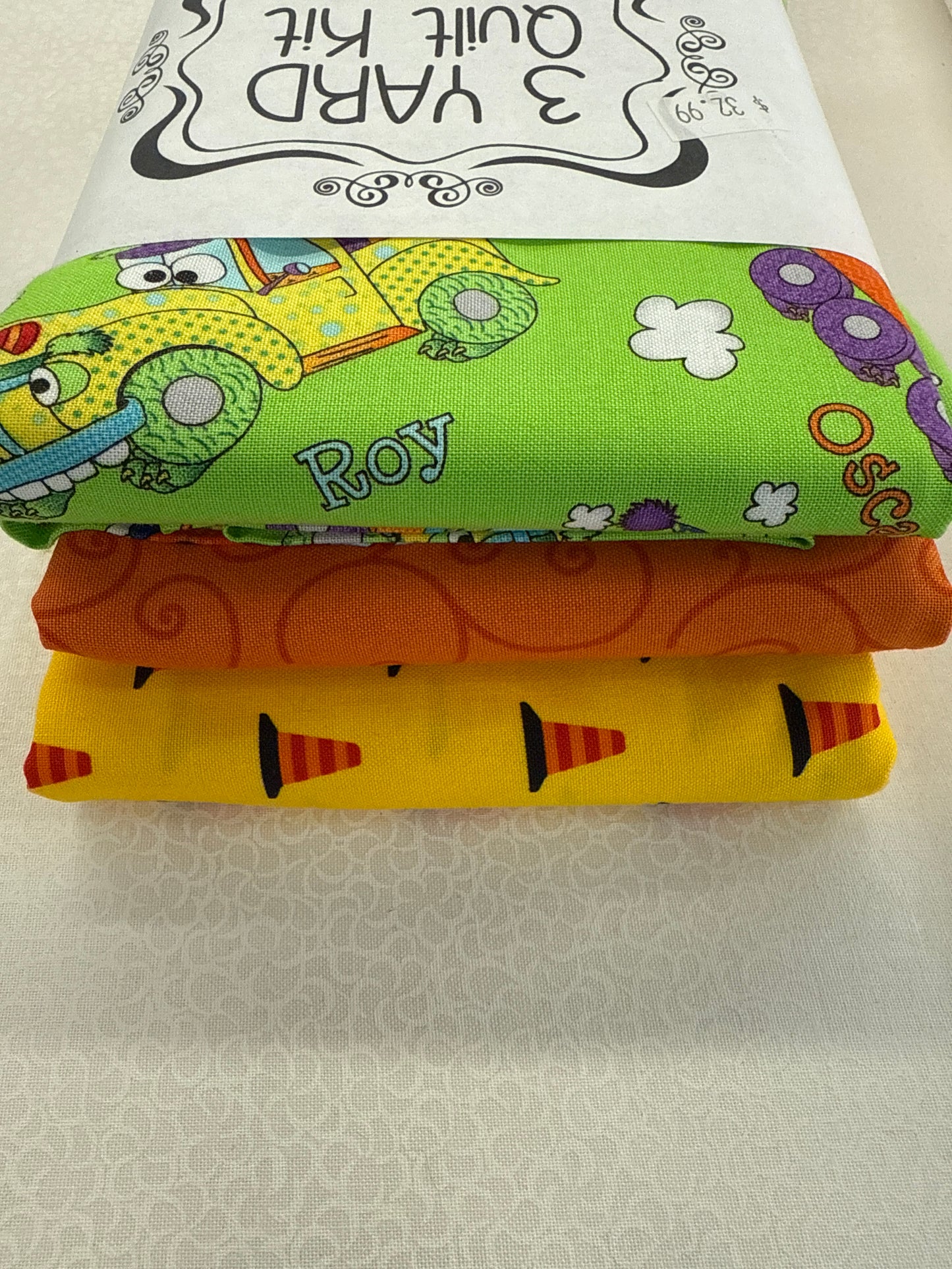 3 yard quilt kit trucks