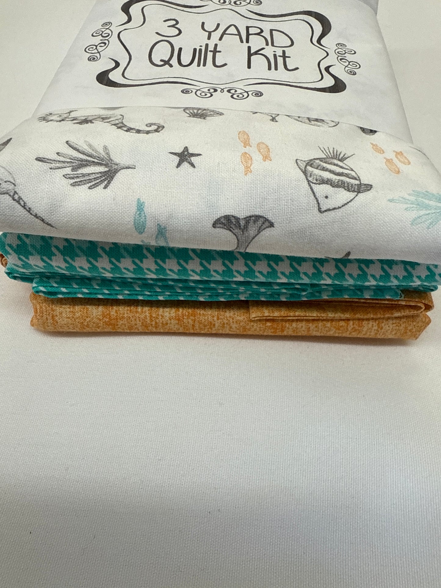 3 yard quilt kit sea-life