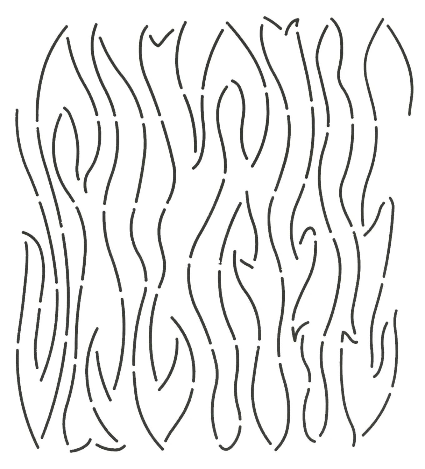 Quilt Stencil Silk Finish Woodgrain 9in