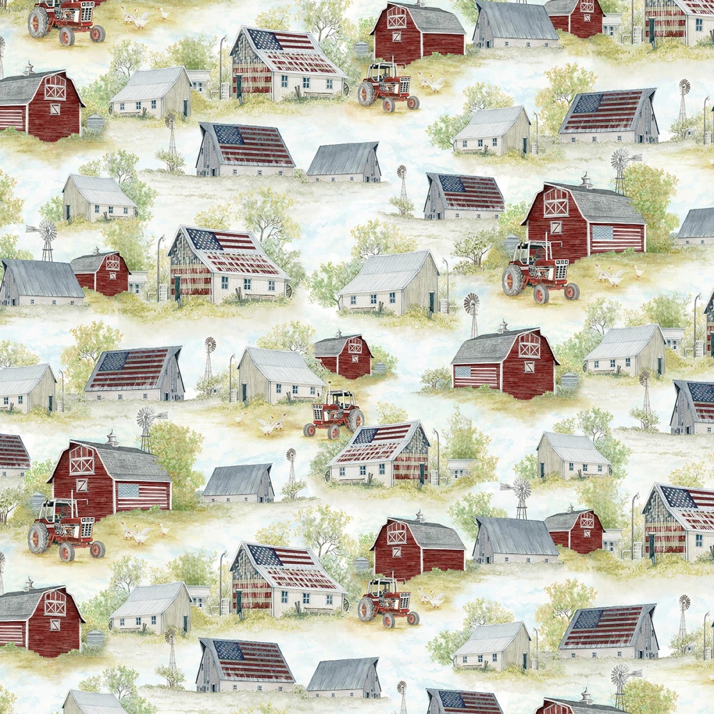 P & B fabrics farmhouse Americana fame 05757