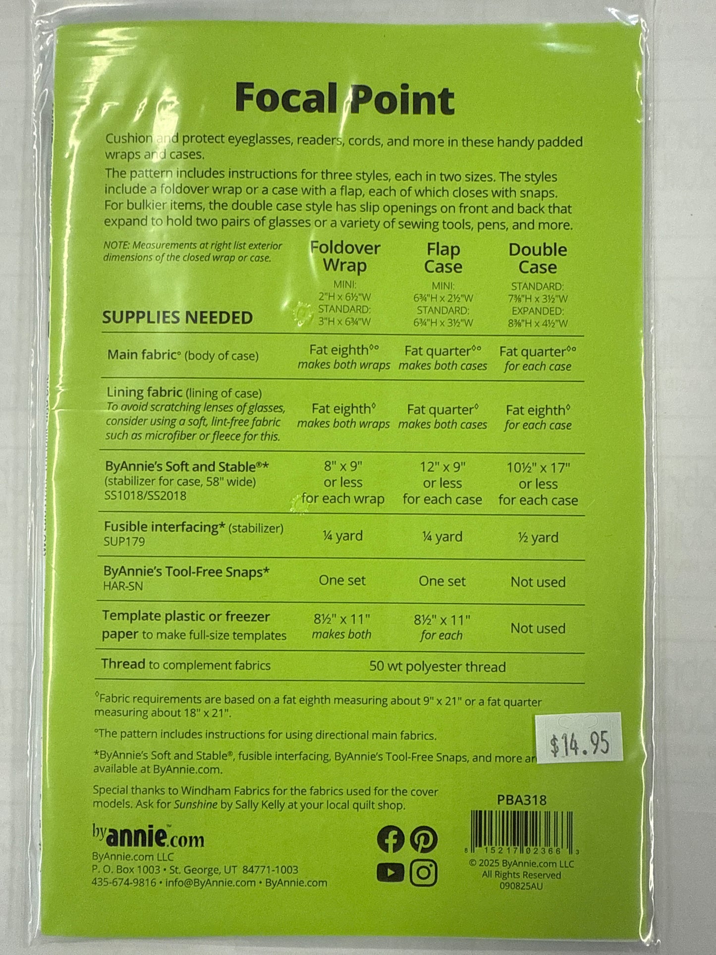 Focal Point ByAnnie Patterns