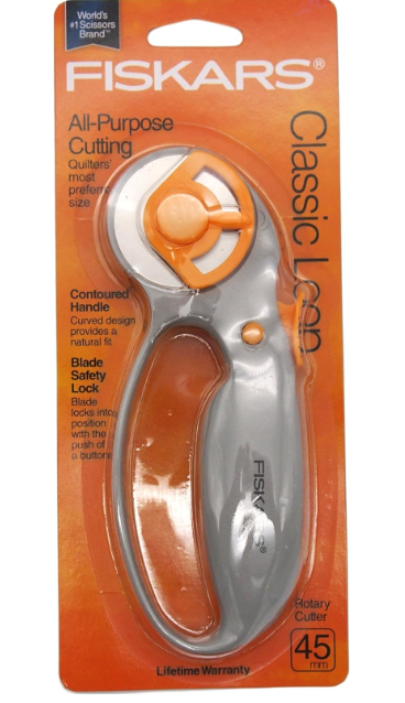 Fiskars All-Purpose Rotary Cutter Classic Loop 45mm