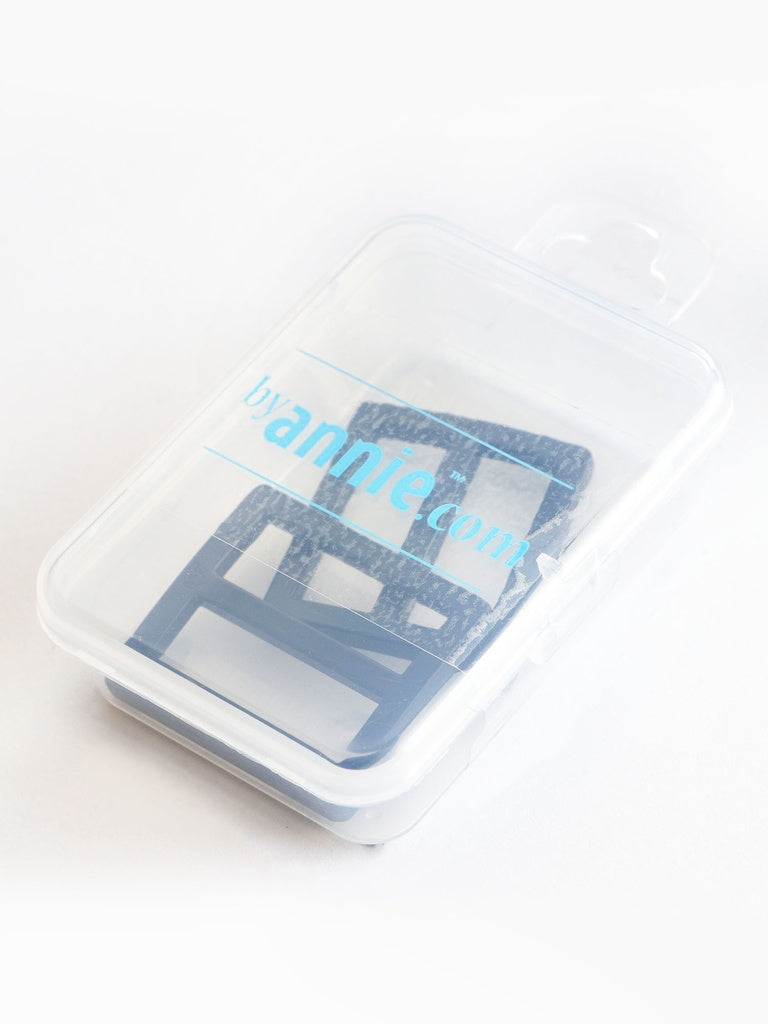 ByAnnie Slider - 1" - Set of Two Black Metal