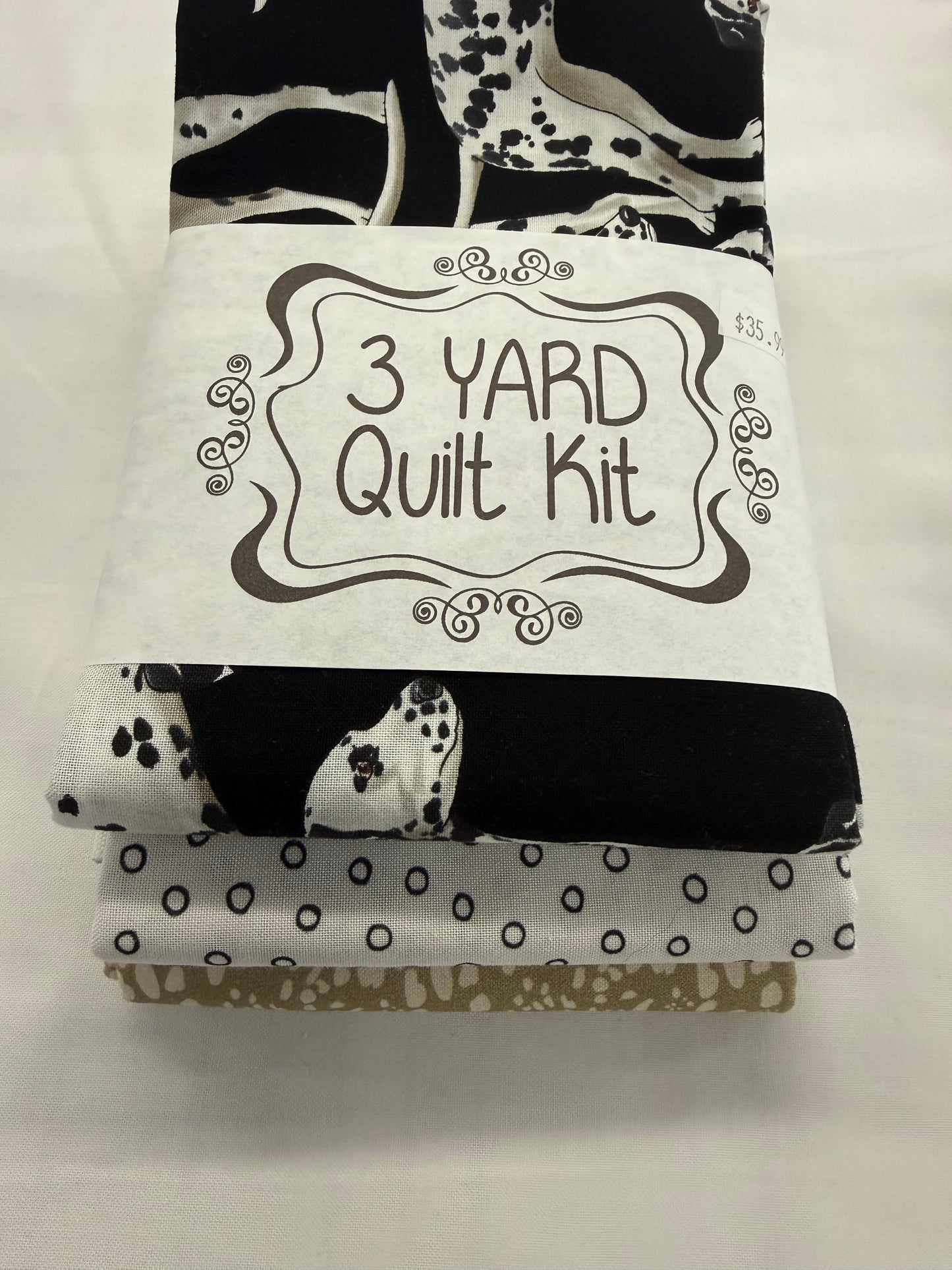 3 yard Quilt Kit Dalmation