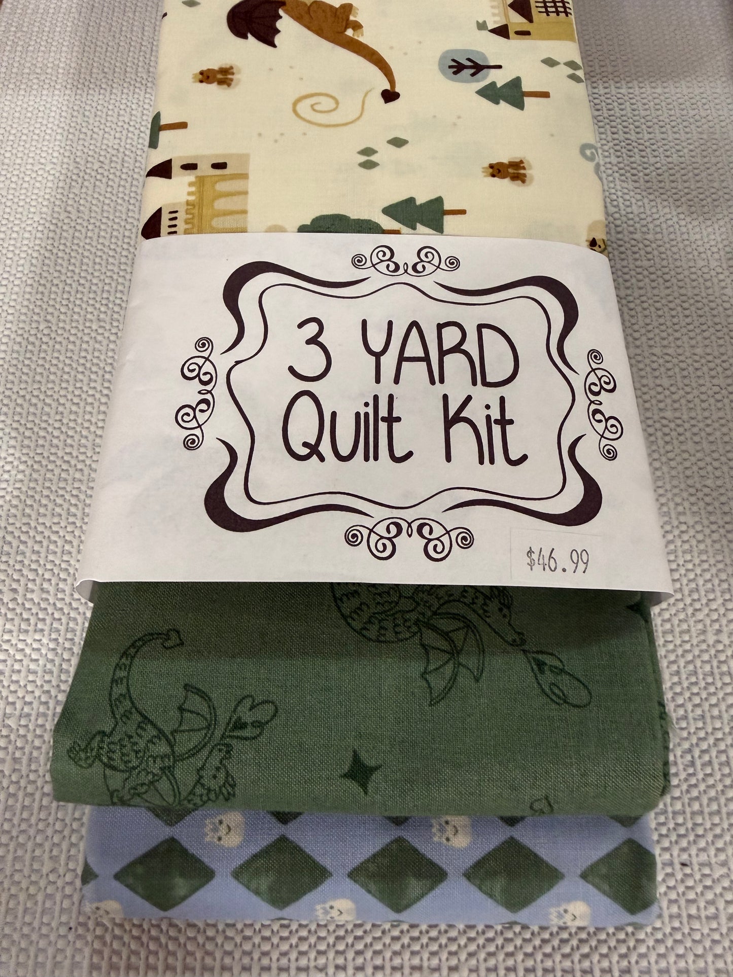 3 yard Quilt Kit Dragons