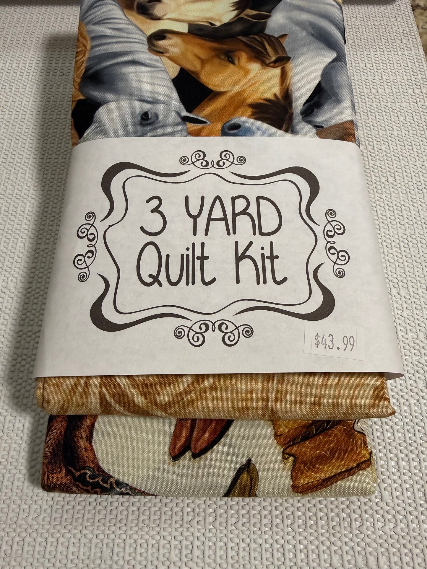3 yard Quilt Kit Horses (Copy)
