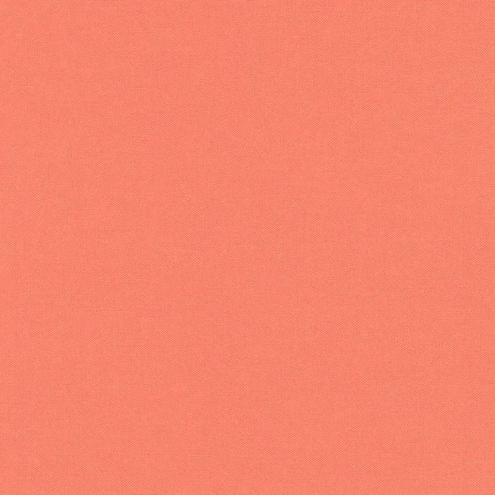 ROBERT KAUFMAN KONA SOLIDS SALMON 784626099548