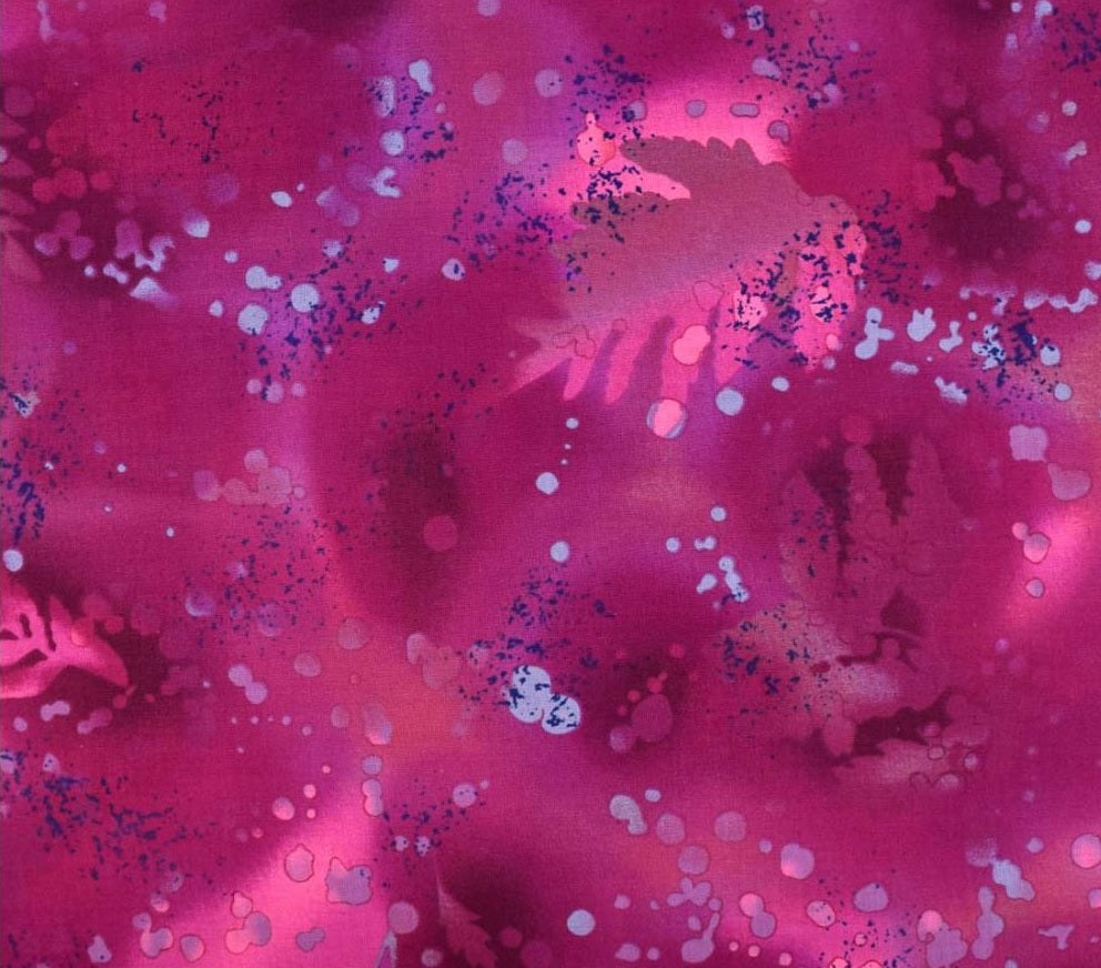 Fossil fern, raspberry slush