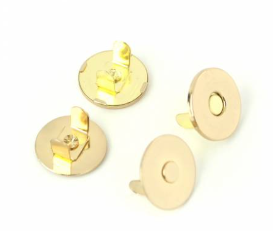 Dritz Two Magnetic Snaps 3/4" Gold