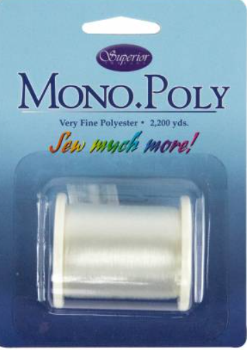 MonoPoly Invisible Polyester Thread .004mm 2200yds