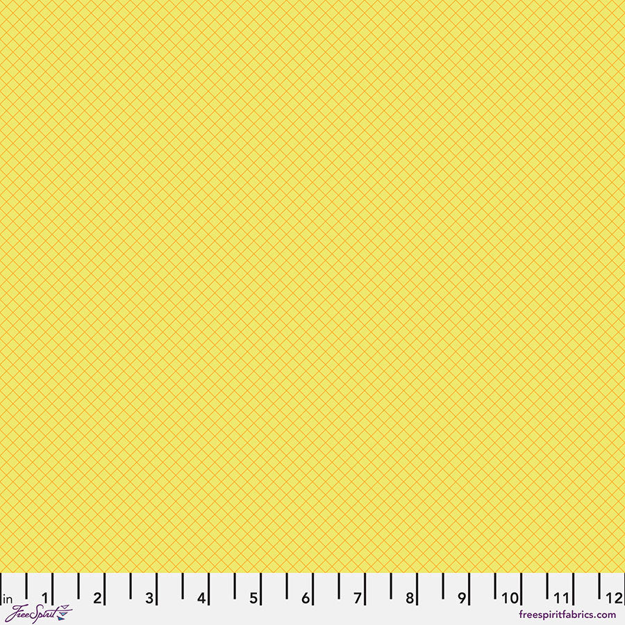 FreeSpirit Tula Pink True Colors On The Grid - Highlighter