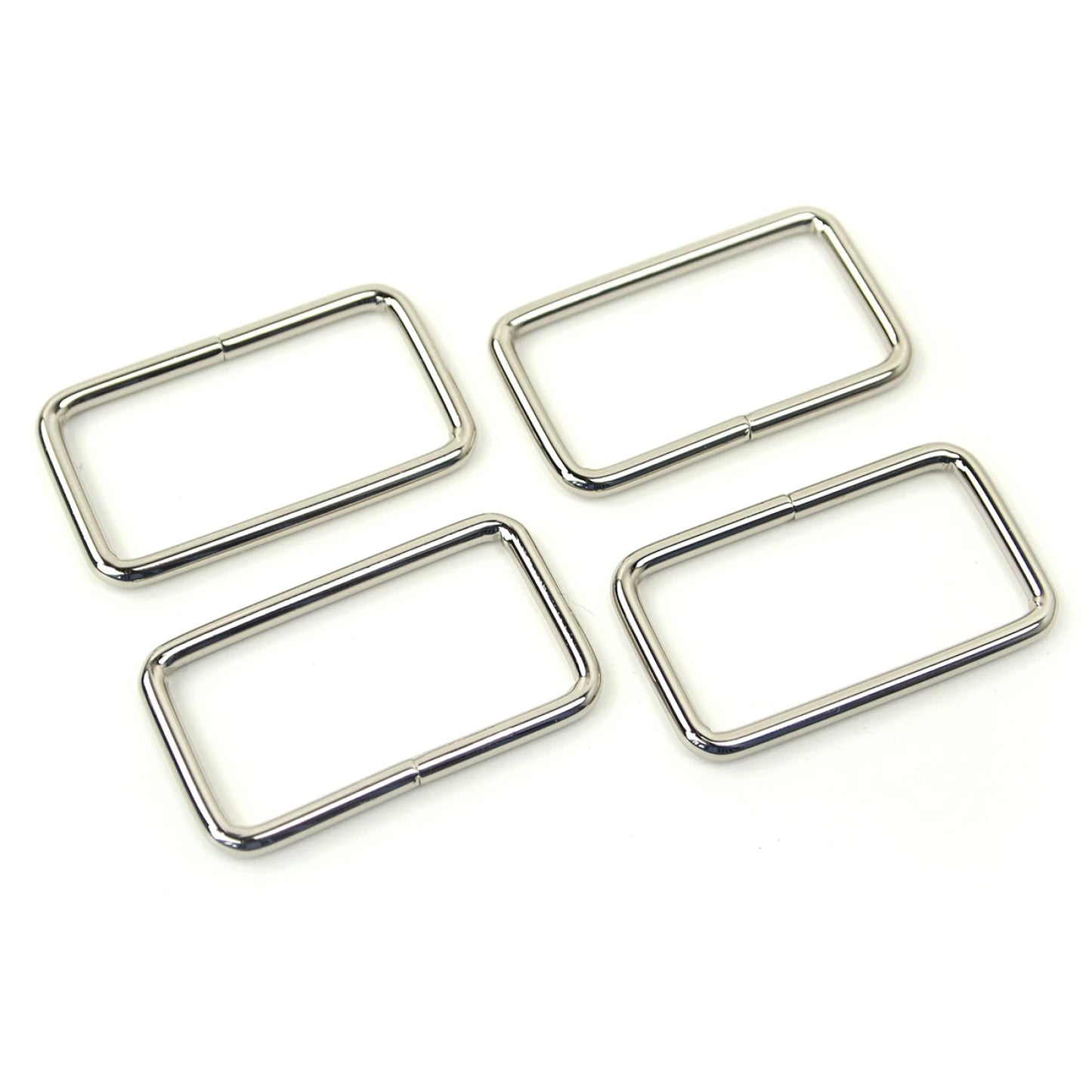 Four Rectangle Rings 1 1/2" Nickel