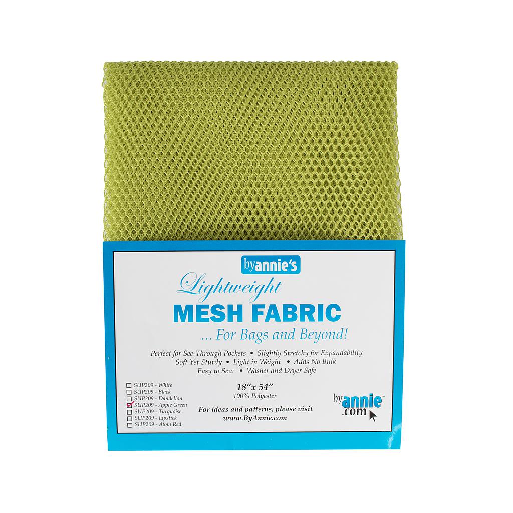 Lightweight Mesh Fabric Apple Green
