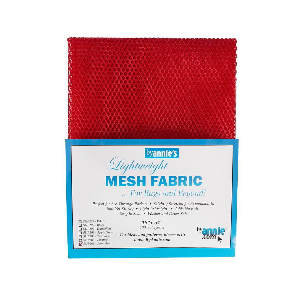 Lightweight Mesh Fabric Atom Red
