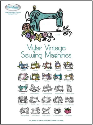 Mylar Vintage Sewing Machines