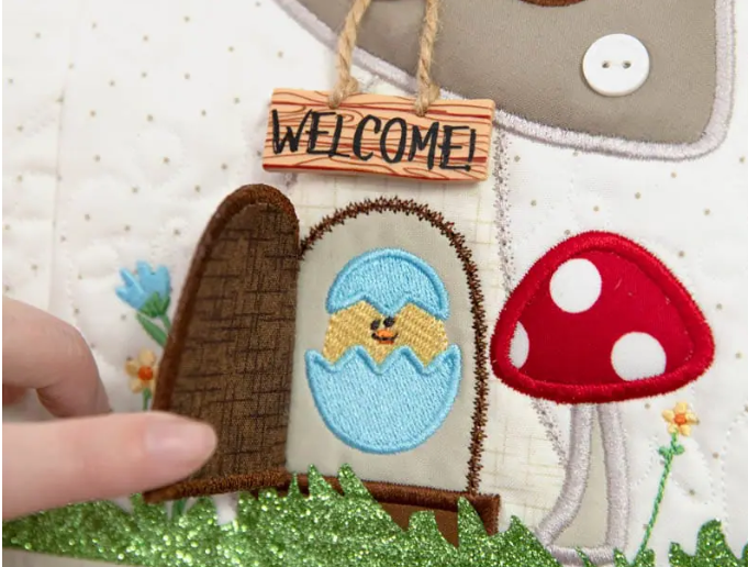 Hoppin Down the Bunny Trail Bench Pillow