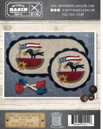 Simply Scalloped Mats Thru the Year July