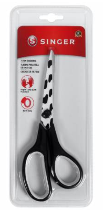 Singer 7 3/4in Scissors Cow Print Blades