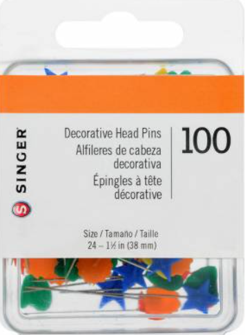 Singer Decorative Head Pins