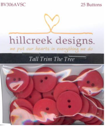 Tall Trim The Tree Button Pack 25pc