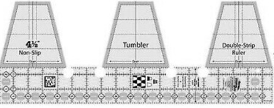 Creative Grids Non-Slip Tumbler Double-Strip Ruler