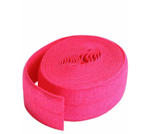ByAnnie Fold-over Elastic 3/4in x 2yd Lipstick