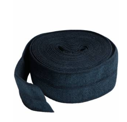 ByAnnie Fold-over Elastic 3/4in x 2yd Navy