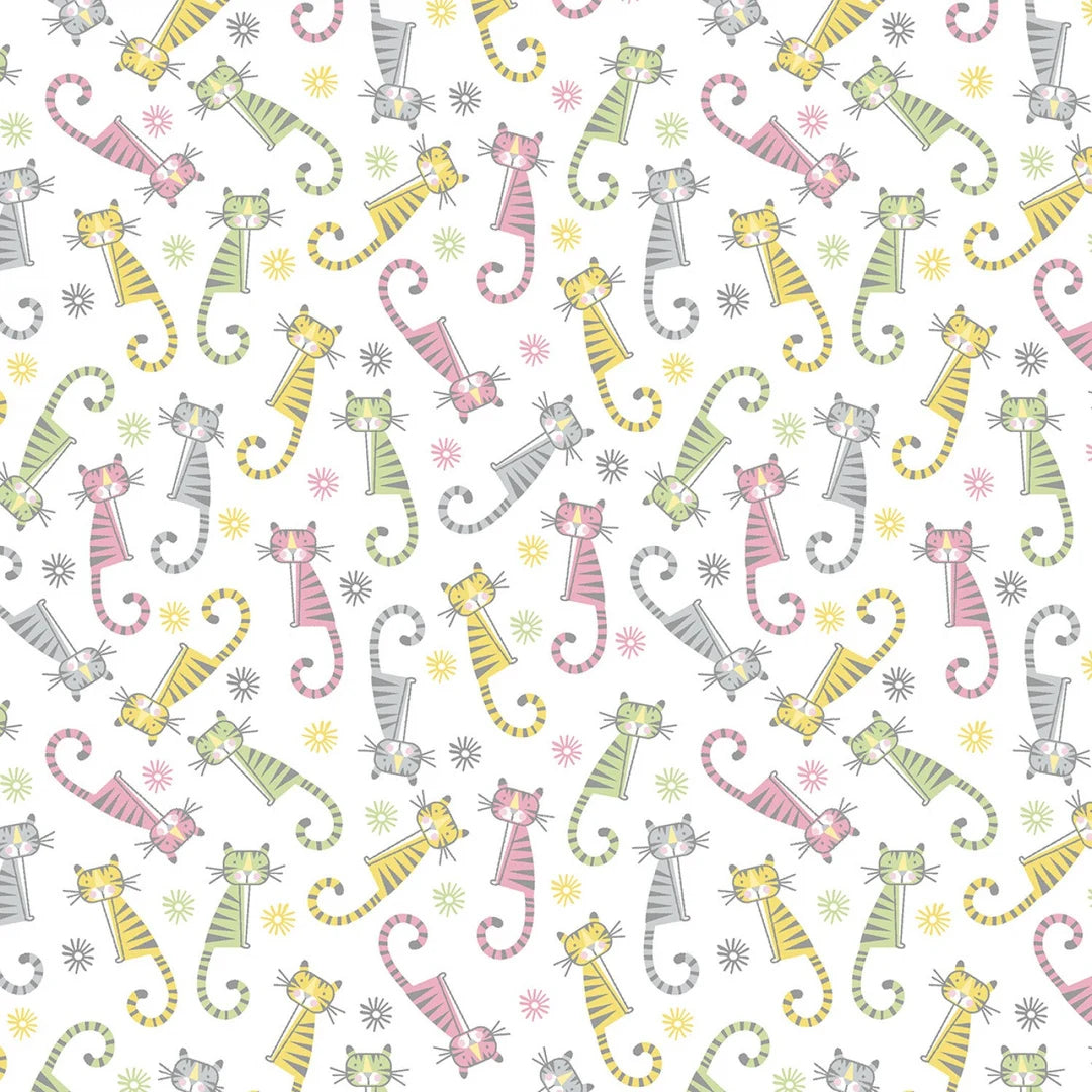Adorable Tigers Pink/White