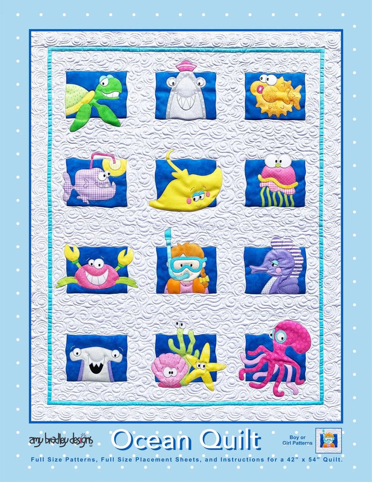 Ocean Quilt by Amy Bradley