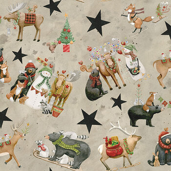 Riley Blake Northern Christmas - Neutral C17830